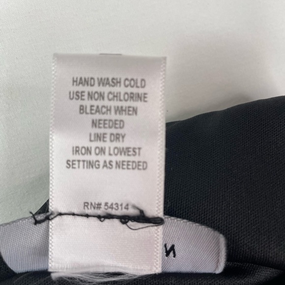 B Darlin Black Slitted Spaghetti Strap Sweetheart Full-Length Gown 13/14 - Picture 8 of 12